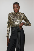 Flower Gold Bodysuit