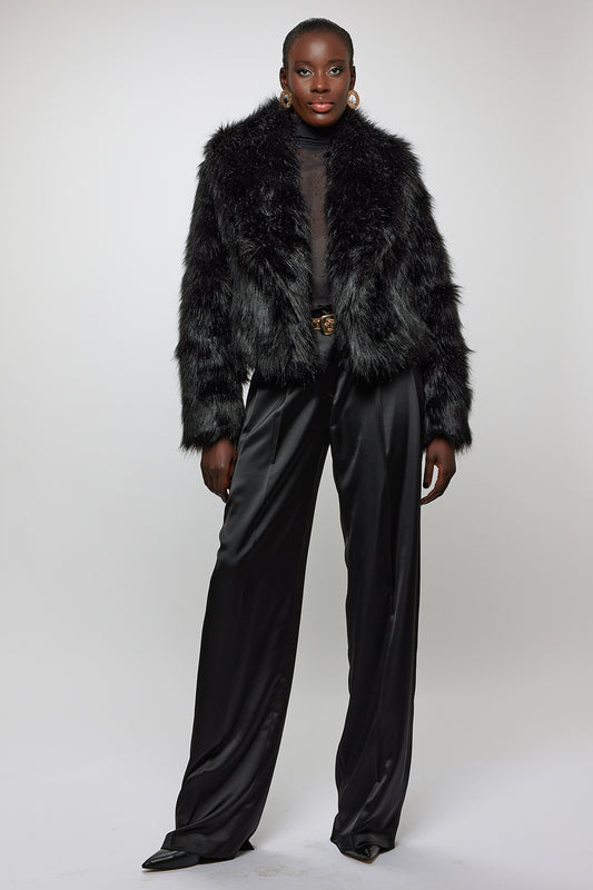 Monica Black Coat