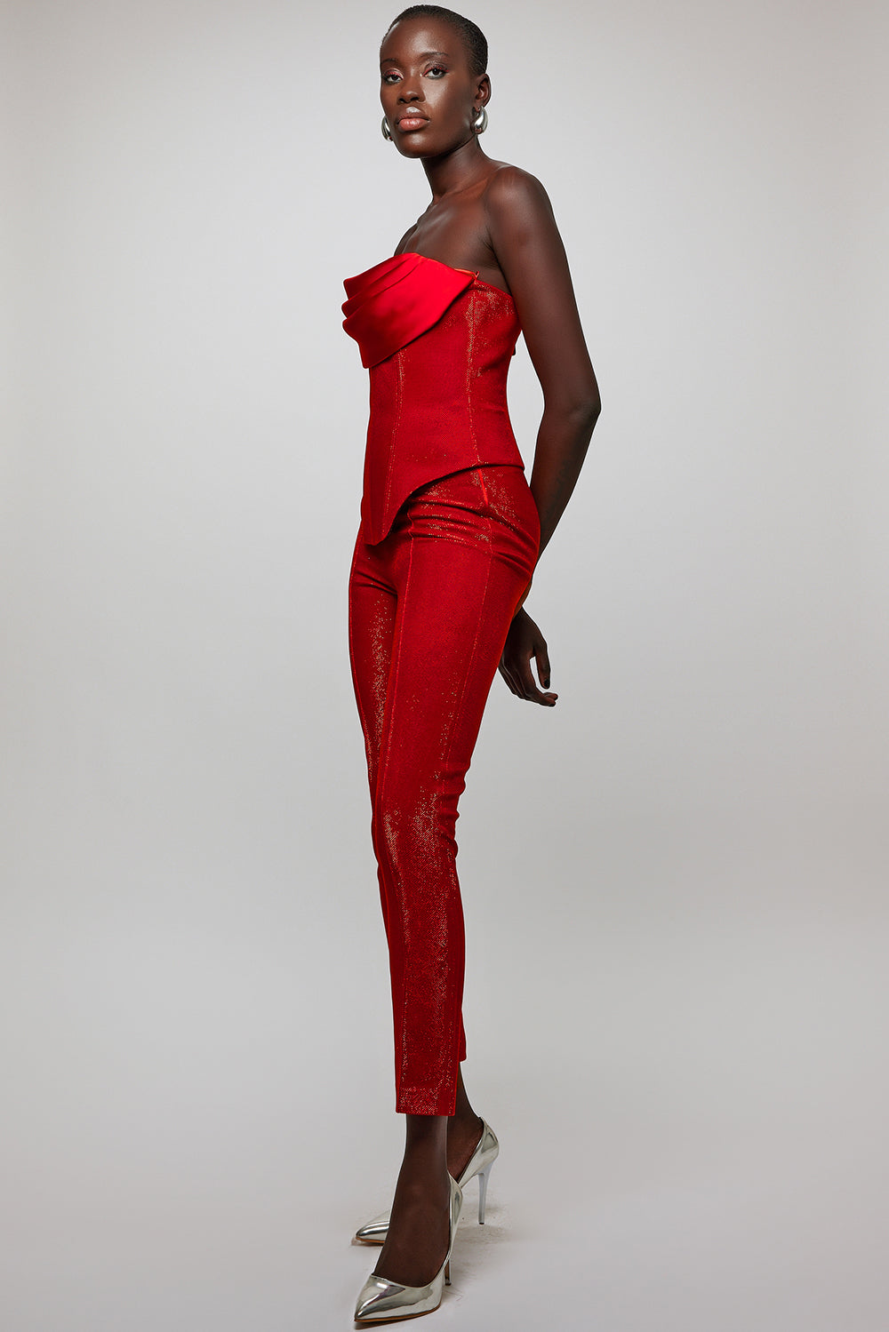 Victoria Red Pants