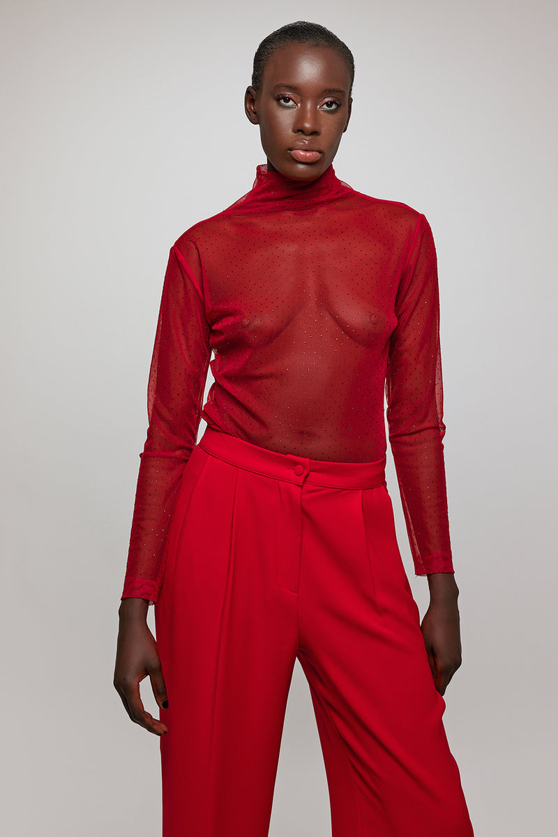 Magnet Red Bodysuit