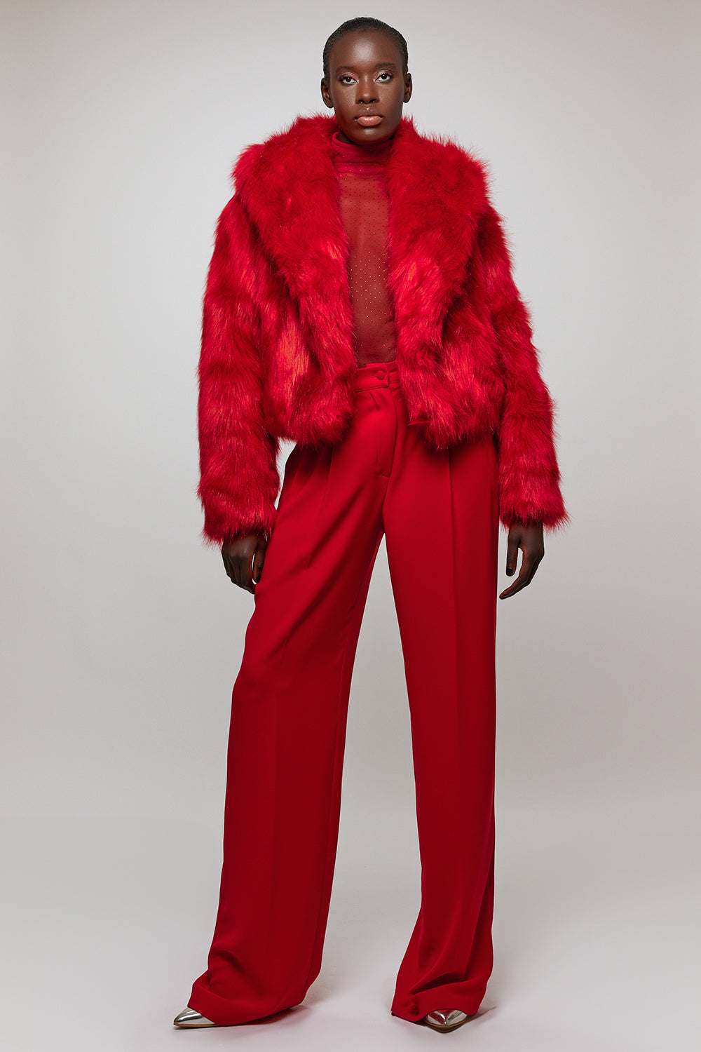 Monica Red Coat