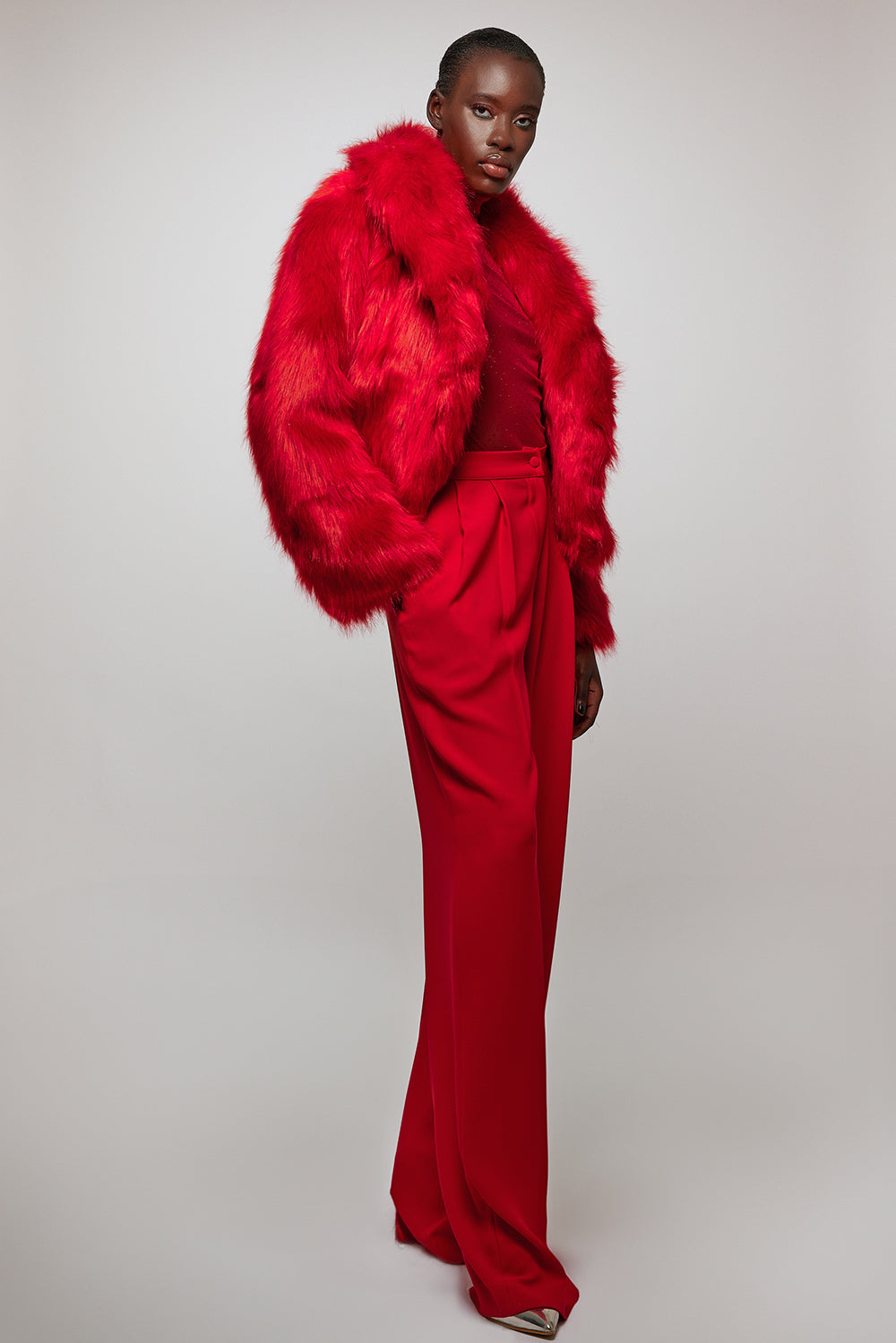 Monica Red Coat