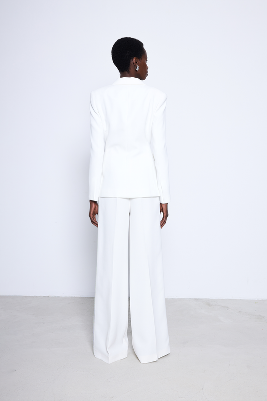 Francesca Pants White