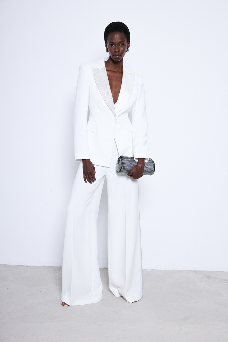 Francesca Pants White