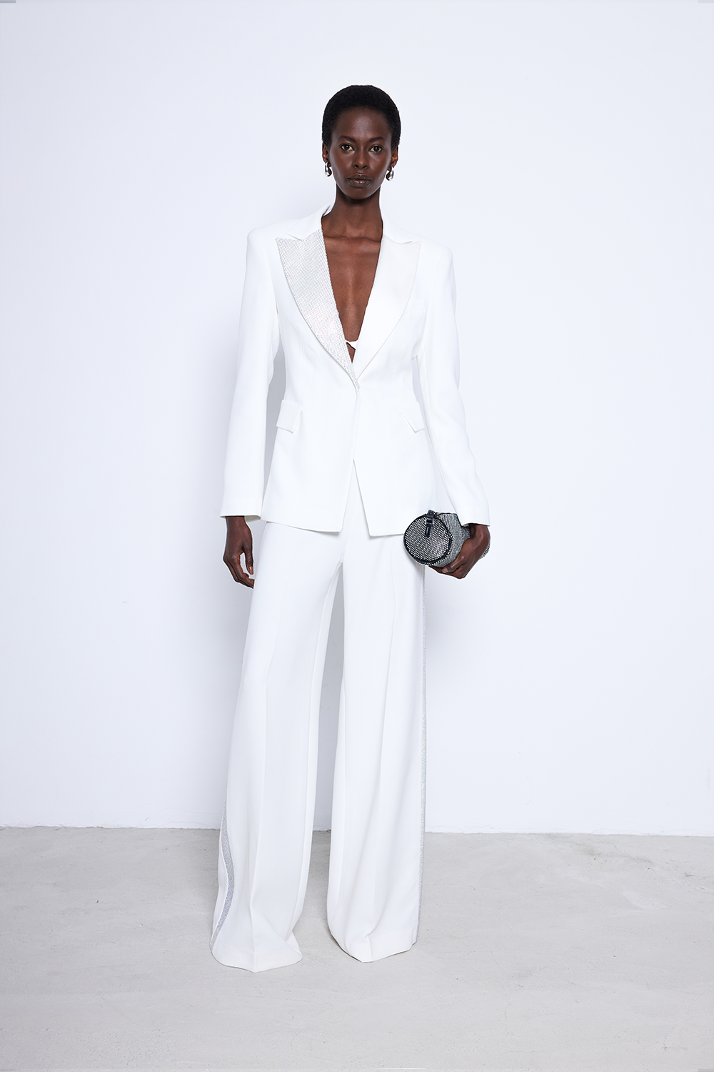 Francesca Pants White