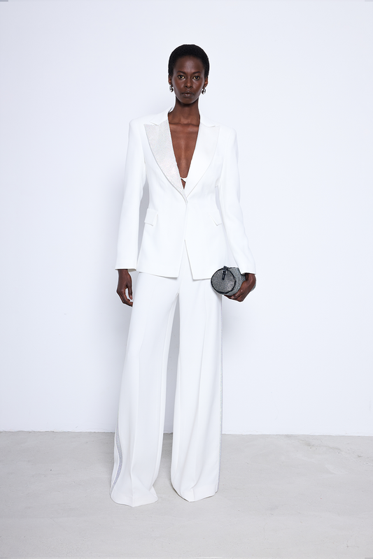 Francesca Pants White