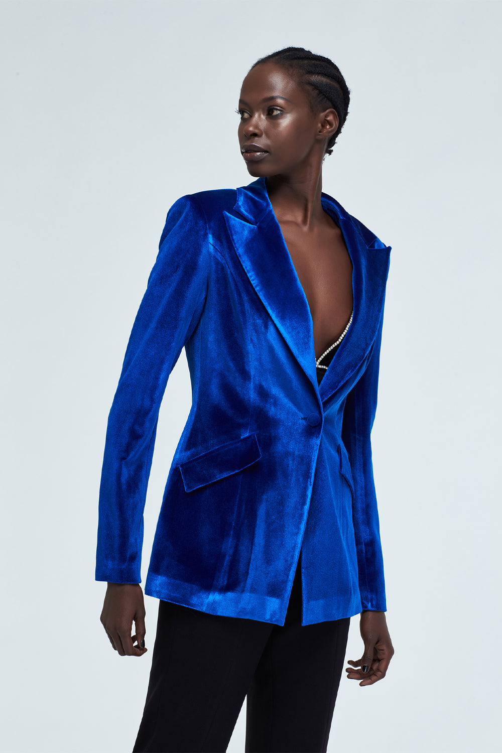 Sara Velvet Blazer