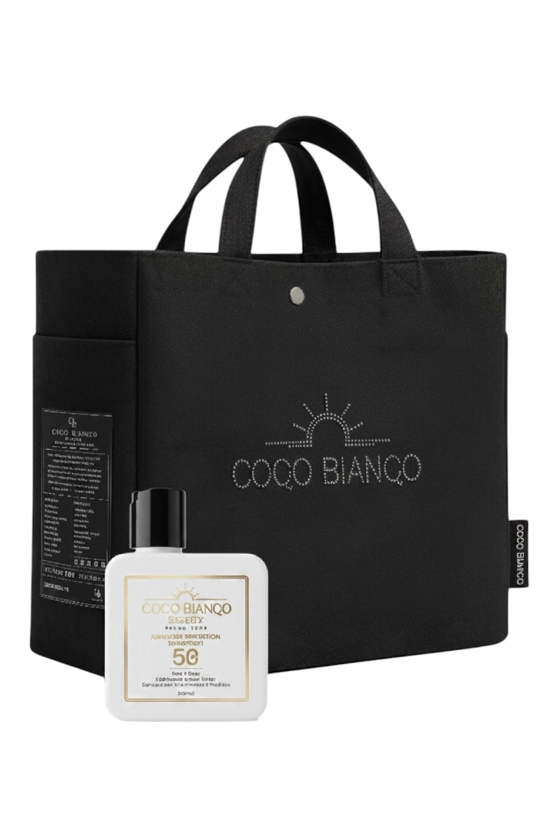 Sunscreen Cream SPF 50 + Siyah Çanta