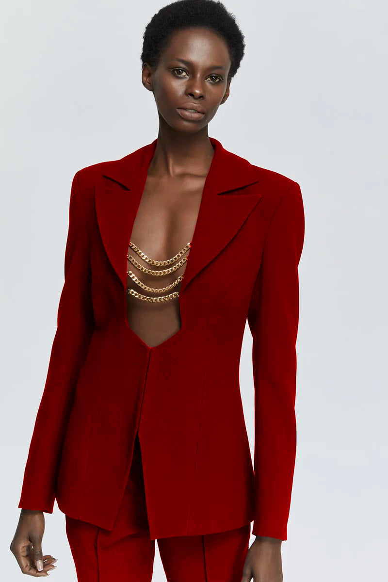 Bad Girl Blazer Red