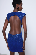 Loya Dress Blue