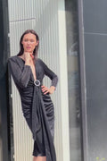 Aisha Black Dress