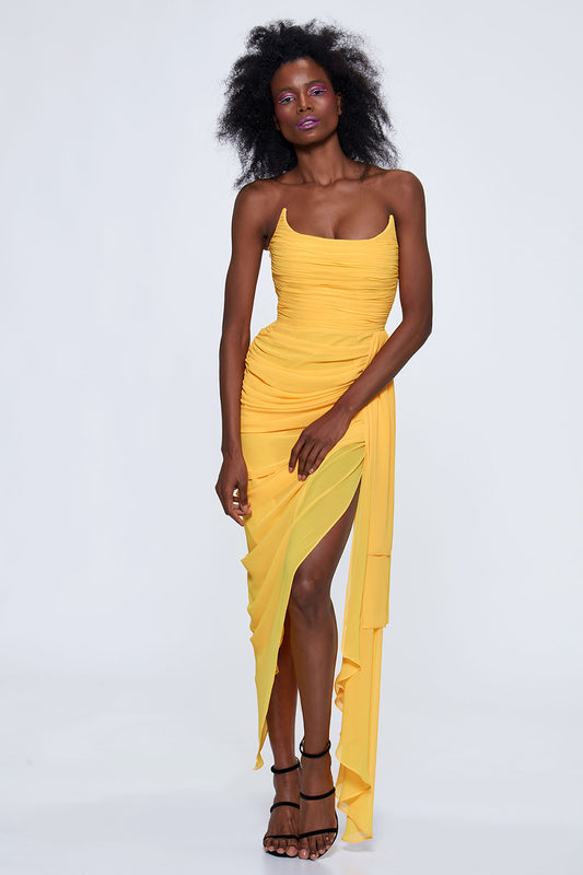 Daisy Yellow Dress