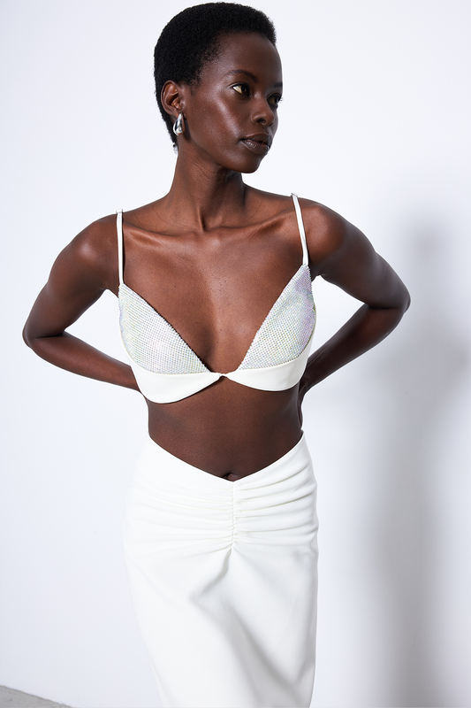 Sue Bra White