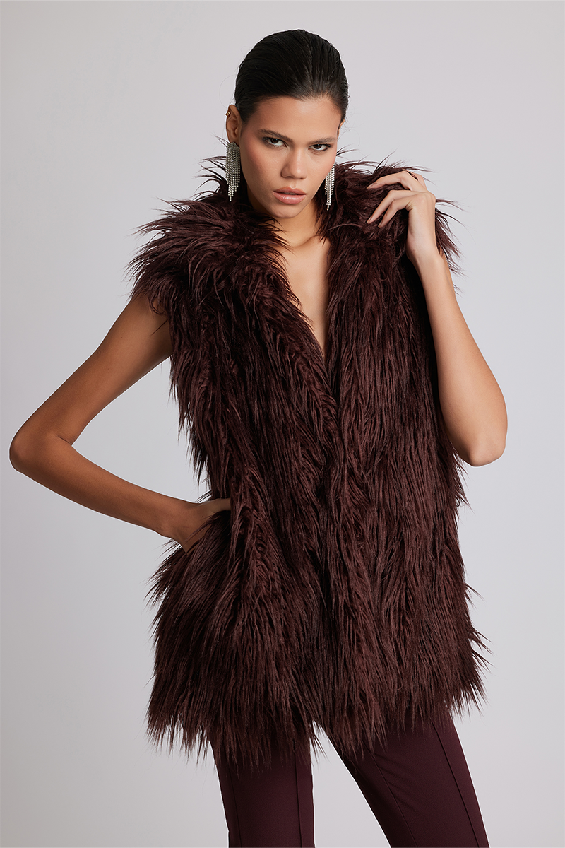 Kaju Fur Vest